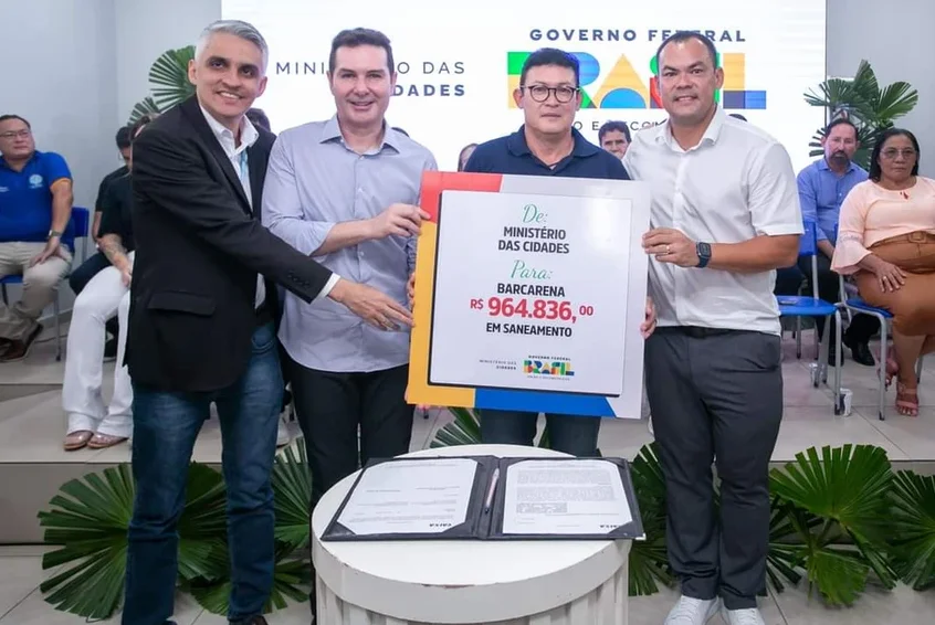 BARCARENA GANHA MAIS INVESTIMENTOS EM INFRAESTRUTURA: MINISTRO DAS CIDADES ANUNCIA R$ 7 MILHÕES PARA PAVIMENTAÇÃO E SANEAMENTO