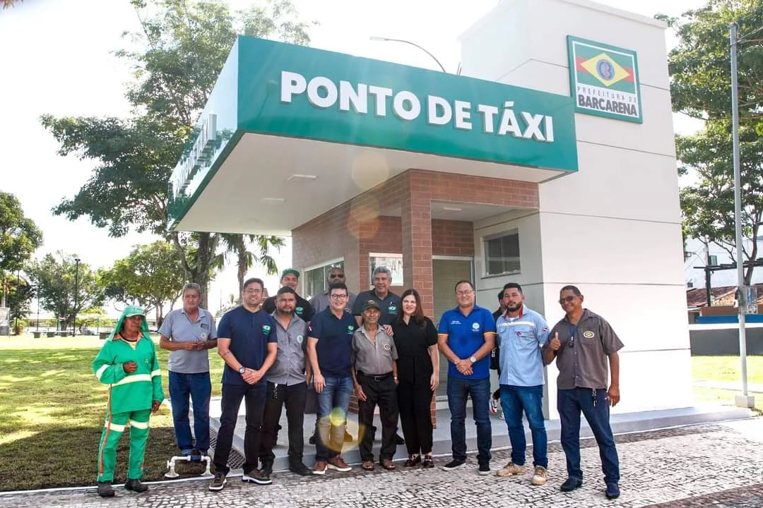 PREFEITURA DE BARCARENA INAUGURA NOVO PONTO DE TÁXI NA PRAÇA JOSÉ PINHEIRO RODRIGUES
