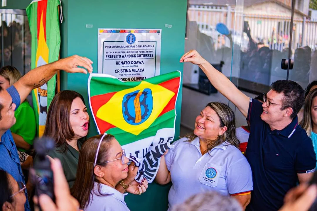 NOVA ESCOLA WANDICK GUTIERREZ É INAUGURADA NA VILA DO CONDE