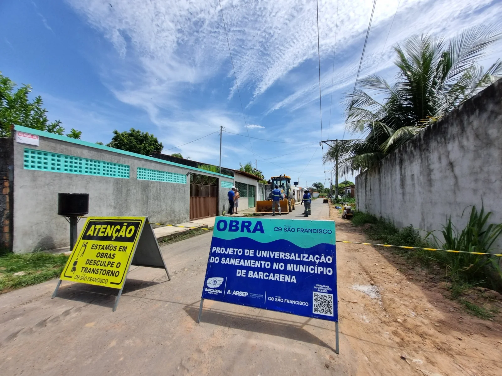 EM BARCARENA, OBRAS DE EXPANSÃO DE REDE DE ÁGUA TRATADA SÃO FEITAS COM TECNOLOGIA INOVADORA E DE BAIXO IMPACTO