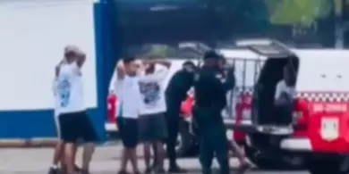 TORCEDORES DO PAYSANDU SÃO DETIDOS APÓS TUMULTO NO PORTO DO ARAPARI, EM BELÉM