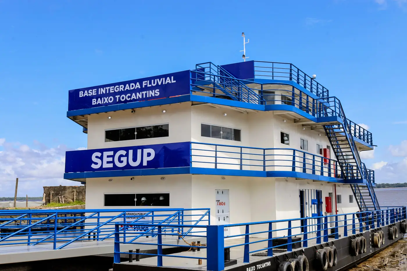 NOVA BASE FLUVIAL REFORÇA COMBATE AO CRIME E AMPLIA VIGILÂNCIA NO BAIXO TOCANTINS
