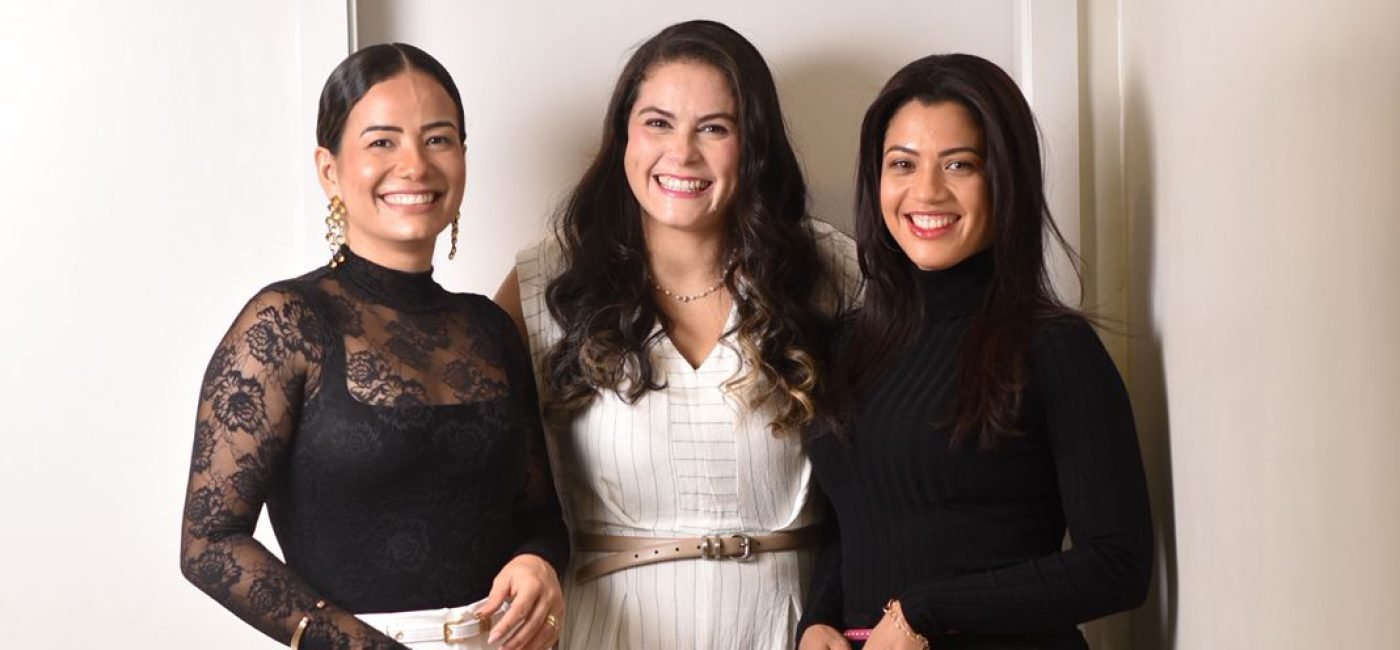 Renata, Railca e Larissa, estão à frente do evento