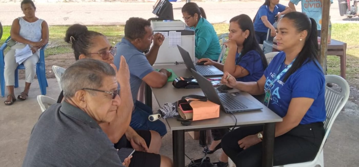 Ação itinerante de atendimento ao cliente