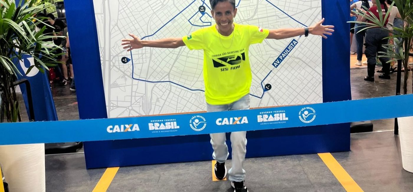 Atleta apoiada pelo SESI Pará conquista primeiro lugar no pelotão geral feminino na Corrida Internacional da São Silvestre (2)